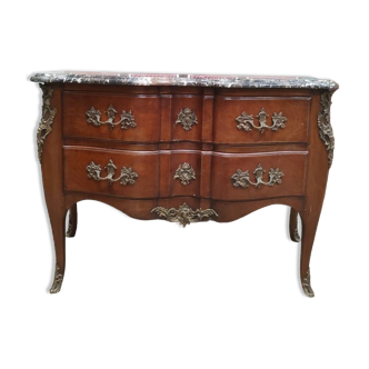 Louis XV style chest of drawers stamped mailfert