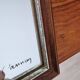 Vintage silkscreen mirror