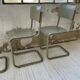 Trio de chaises Tubax 1950
