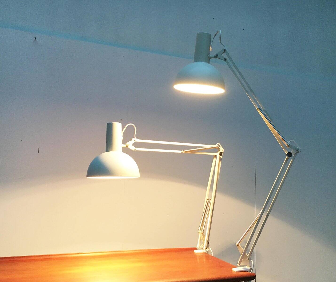 IT Mid-Century Desk Lamp by Louis Poulsen, 1970s, Set of 2