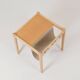 Danish side table with magazine holder by S.P. Jensen for BRDR Furbo