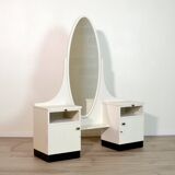 Dressing table / Vintage 1950s wooden entrance furniture