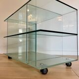 Glass TV stand