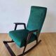 Chaise à bascule vintage des années 50.