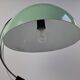 Mid-Century Mint Green Czech Desk Lamp with Chrome and Adjustable Shade