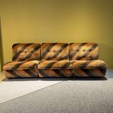 Mid Century Modular Sofa, Italy, 1970's(3pcs)