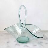 Candy basket blown glass