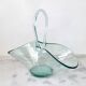 Candy basket blown glass