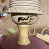 Dutch Palm beach Art Deco style Memphis ceramic vases, ca 1980