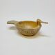 Scandinavian Duck Shaped Carved Wooden Bowl Folk Art