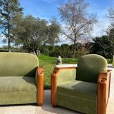 Living room sofa and armchairs