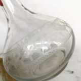 Vintage wine carafe - swan collar