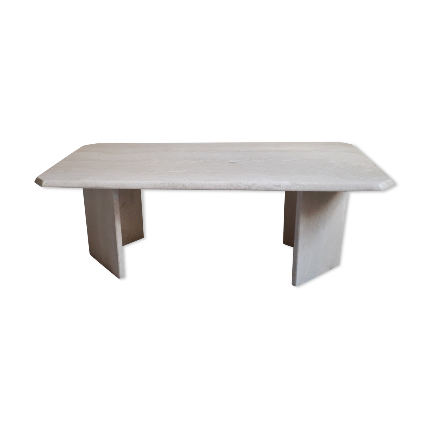 Low table in travertine
