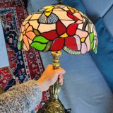 Tiffany Lamp Glass Paste and Metal