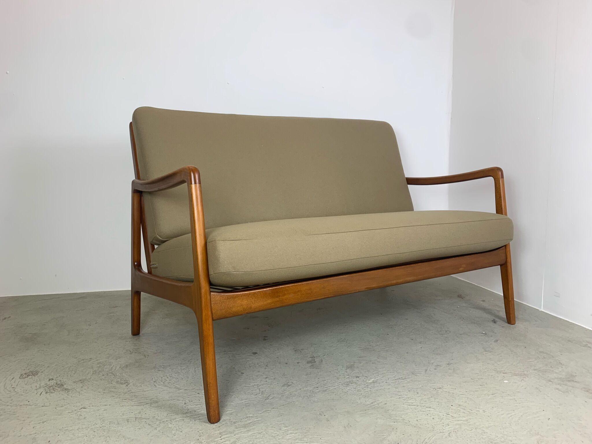 Canapé & chaises d'Ole Wanscher pour France &Søn, Danemark, années 1960