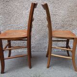 Pair of wooden chairs from the 1920s