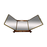 Triptyque Miroir Barbier Asie bambou 1865