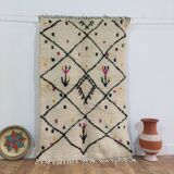 Handmade Berber wool mrirt rug 172 X 110 CM