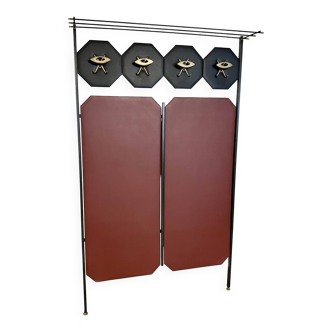 Entrance Hall | Coat Rack with Hooks | Authentic Art Deco