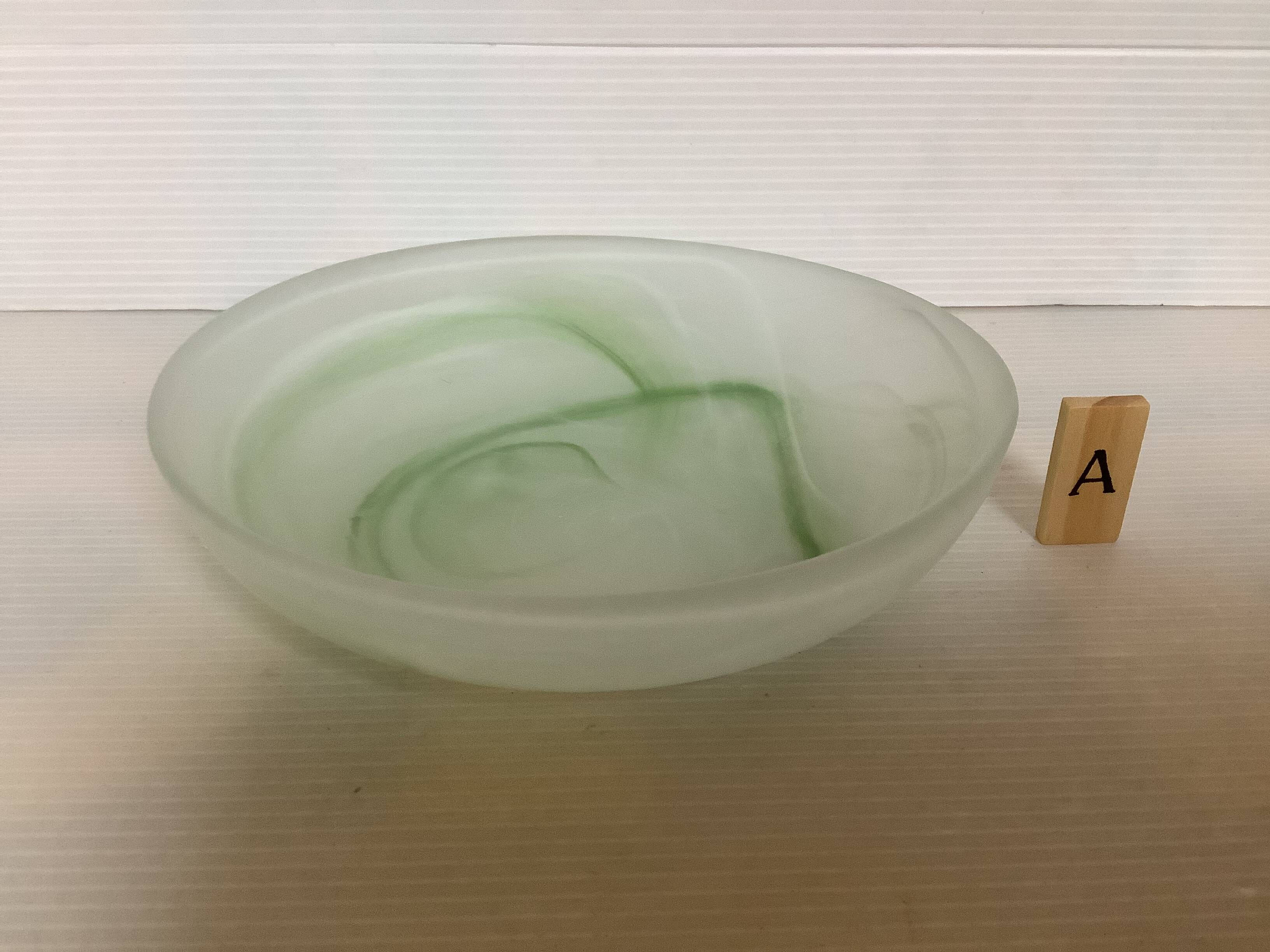 Empty baguier pocket green glass paste A