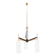 Stilnovo chandelier with 3 glass shades, Italy 1960