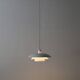 White Danish modern design multilayer pendant lamp / 1970s