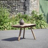 Brutalist tripod coffee table