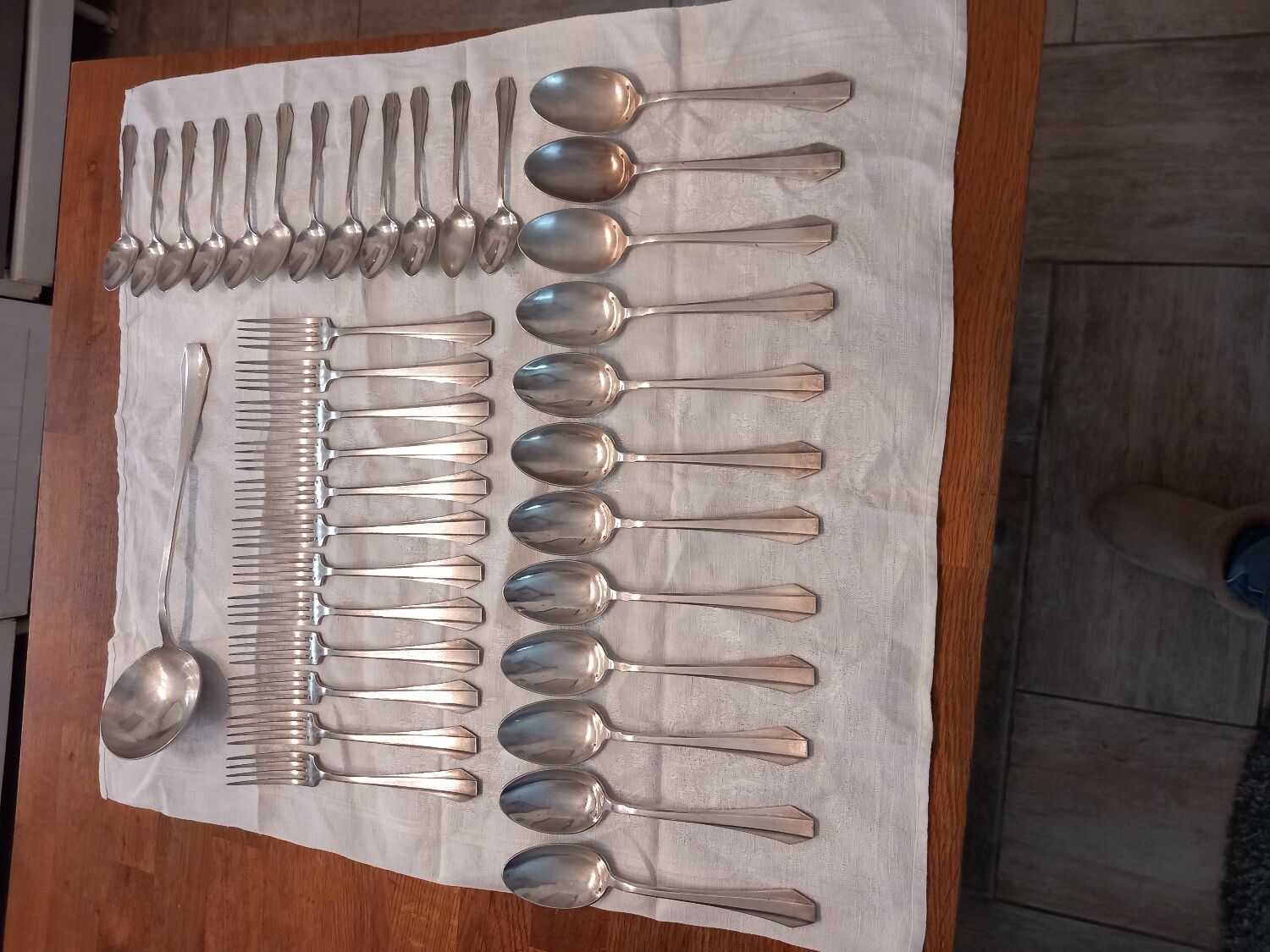 Housewife 37 pieces, art deco
