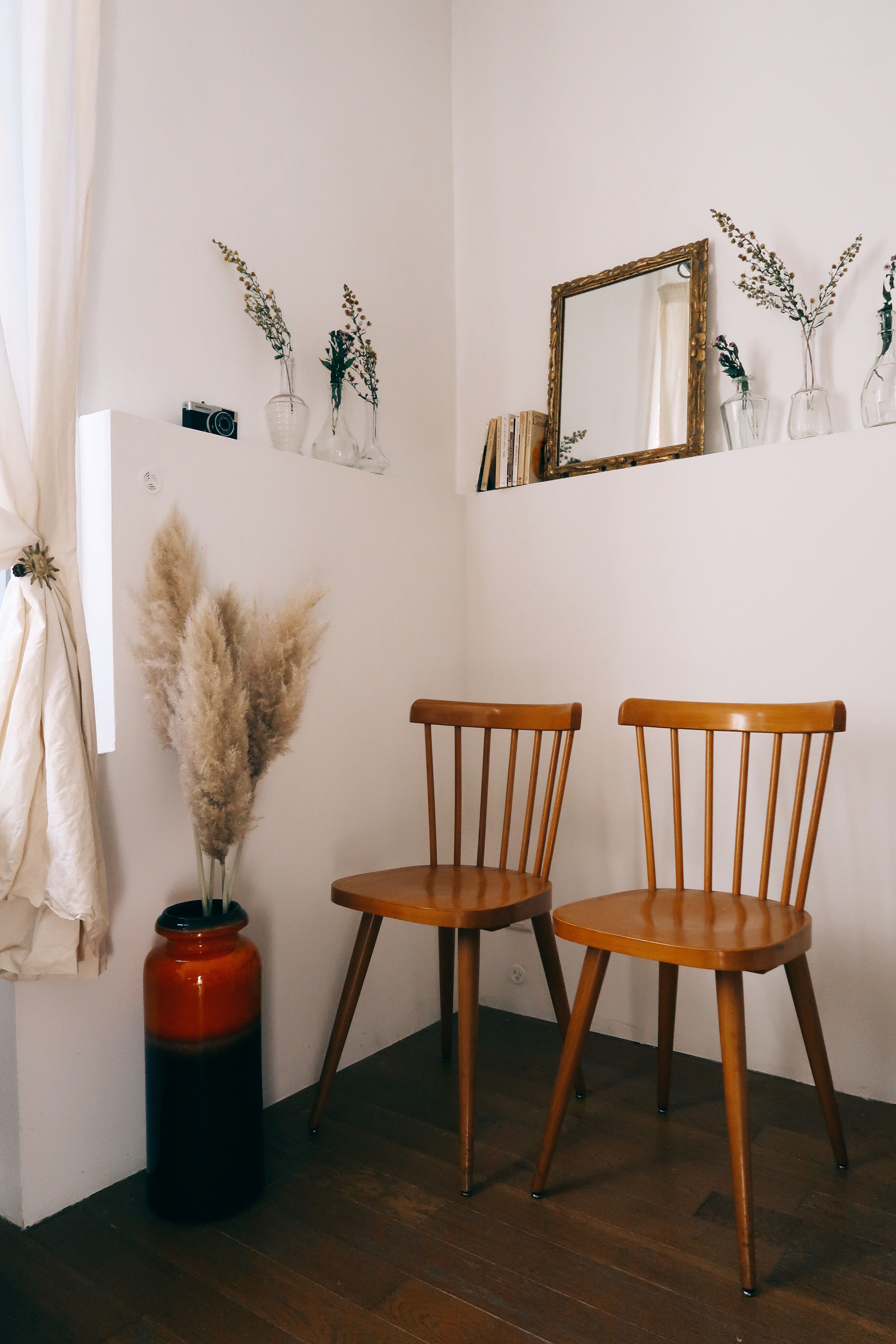 Pair of Scandinavian style chairs