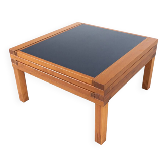 Table basse en bois modulable du milieu du siècle modèle "Hexa" par Bernard Vuanersson pour Bellato, France, 19