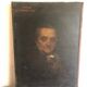 Portrait d’homme huile su toile XIXe