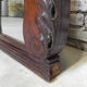 Large mahogany Art Nouveau mirror 178x220cm