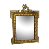 Golden baroque mirror