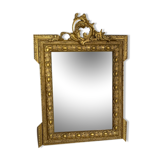 Golden baroque mirror