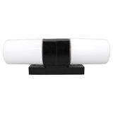 Mid-century Czech wall light in bakelite and glass, 1960s