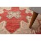 1970s Turkish Hand-Knotted Wool Cotton Red Runner Rug 104x260