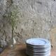Set of 14 old porcelain plates
