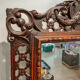 Mirror Louis XIII mercury 150 x 95 cm