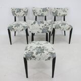 4 1950s Jindrich Halabala dining chairs,Czechoslovakia