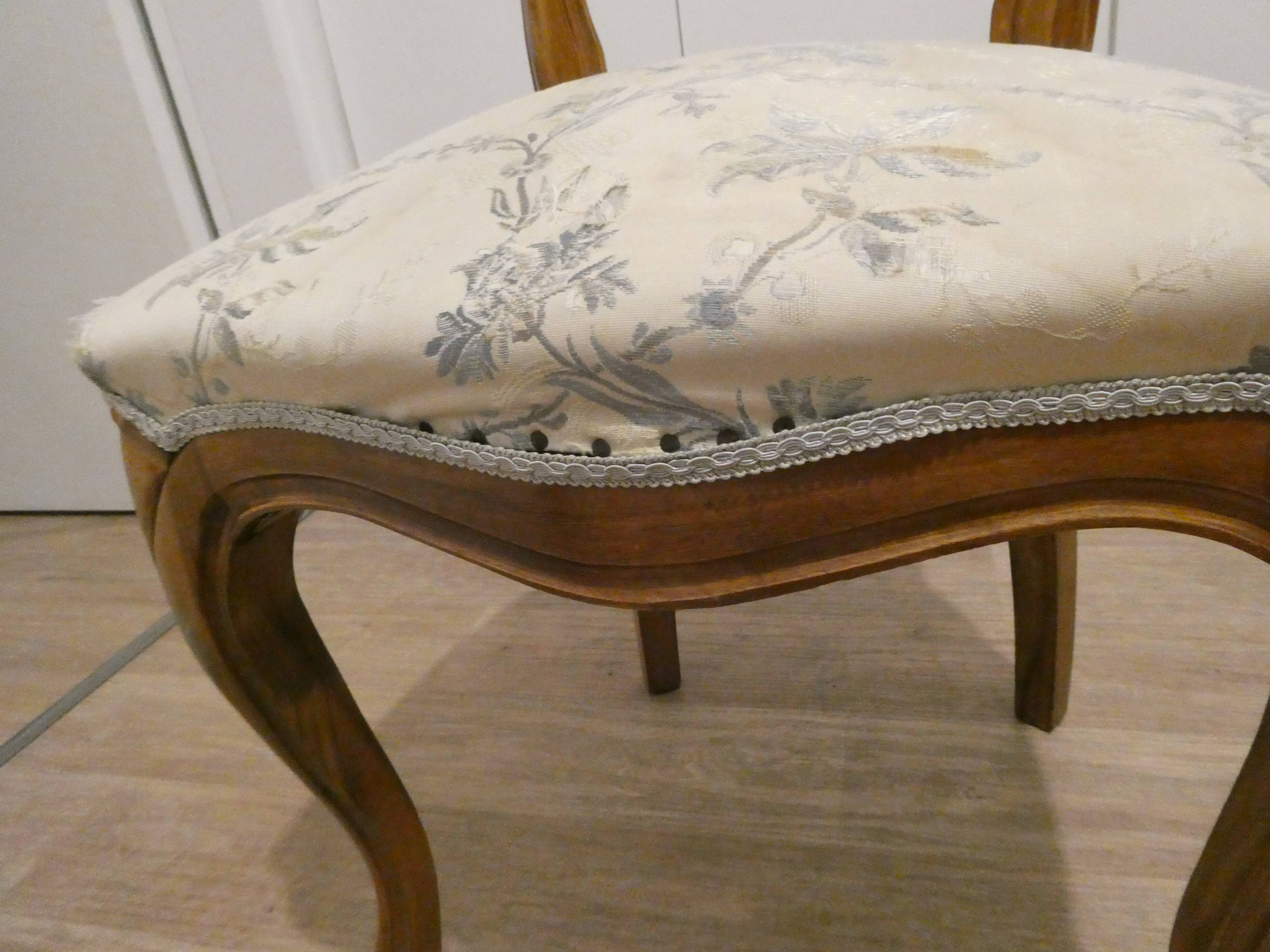 Set of 5 antique Louis-Philippe style chairs – 19th century
