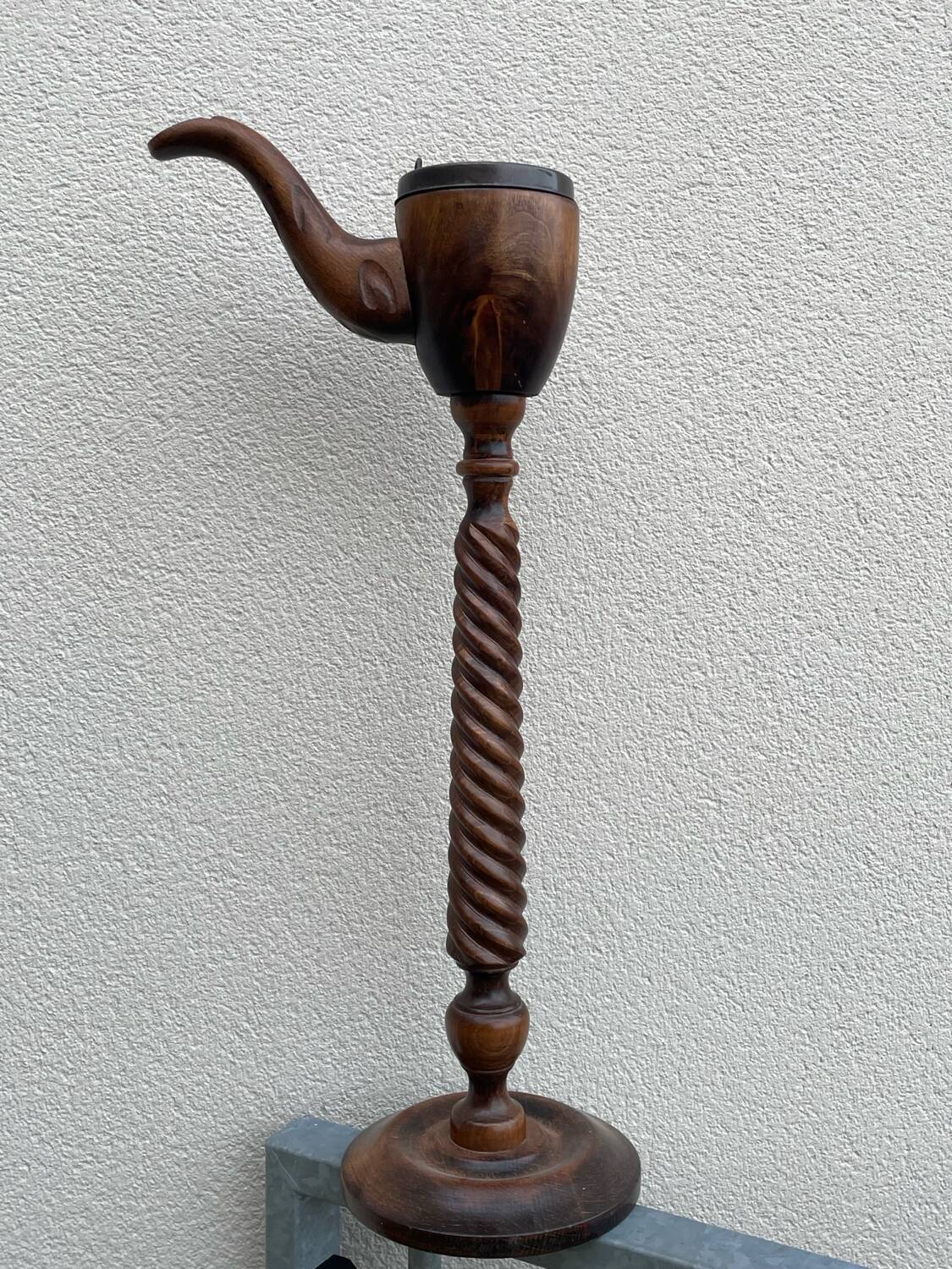 Cendrier sur pied vintage