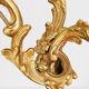 Applique murale rocaille bronze style Louis XV