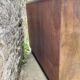 Low sideboard in black marble, Art Deco, 1930s