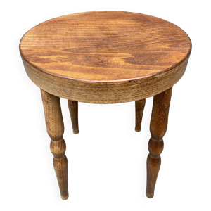 Tabouret en bois de hêtre