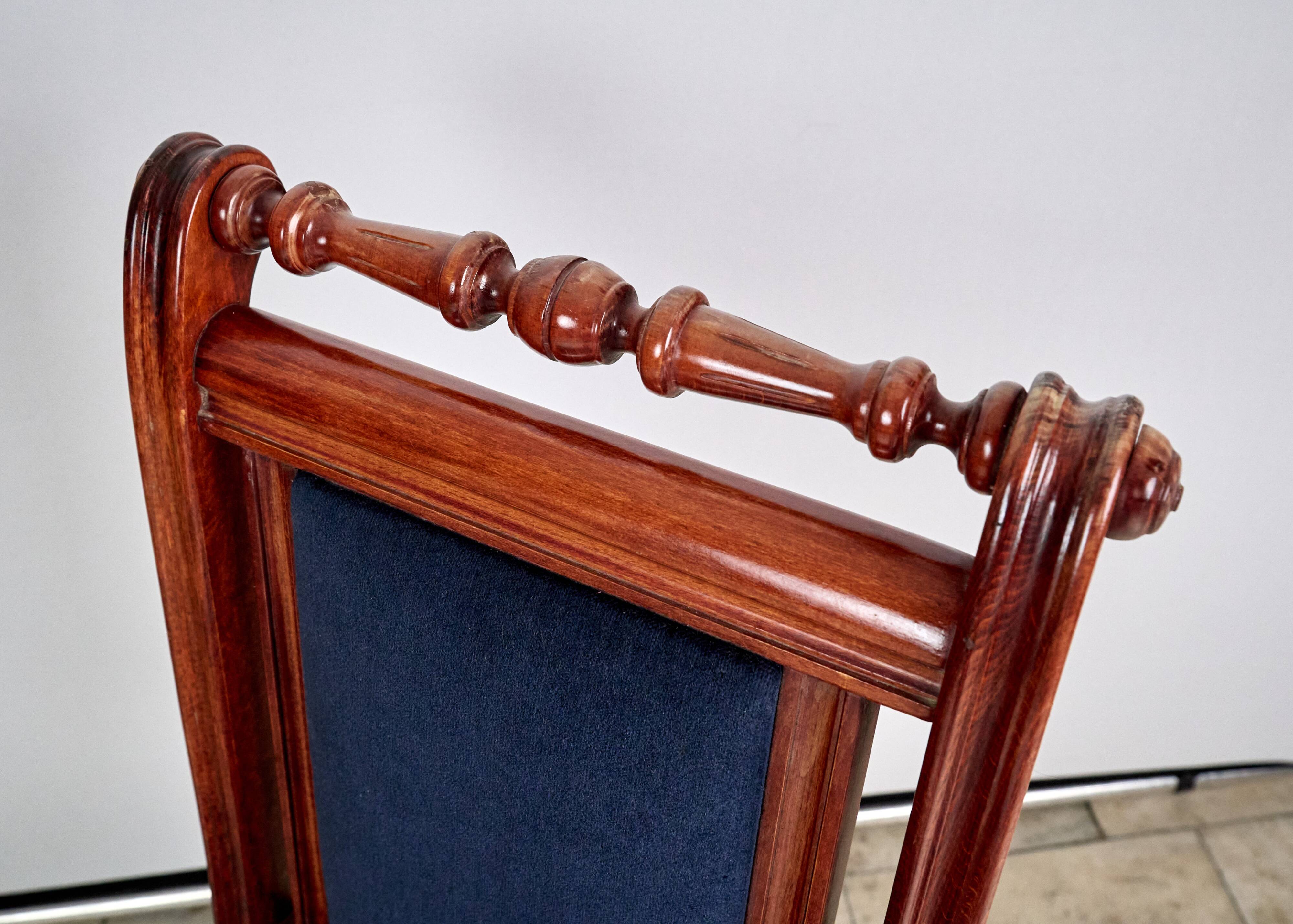 Set of 2 eclectic style chairs fameg radomsko, 1970s/80s