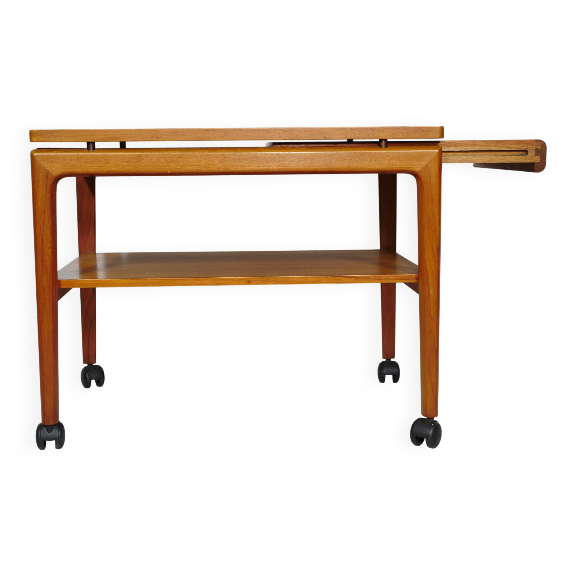 Teak Serving Trolley Senator Series by Ole Wanscher for France & Son, 1960s