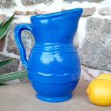 Blue pitcher
