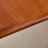 Restored teak dining table