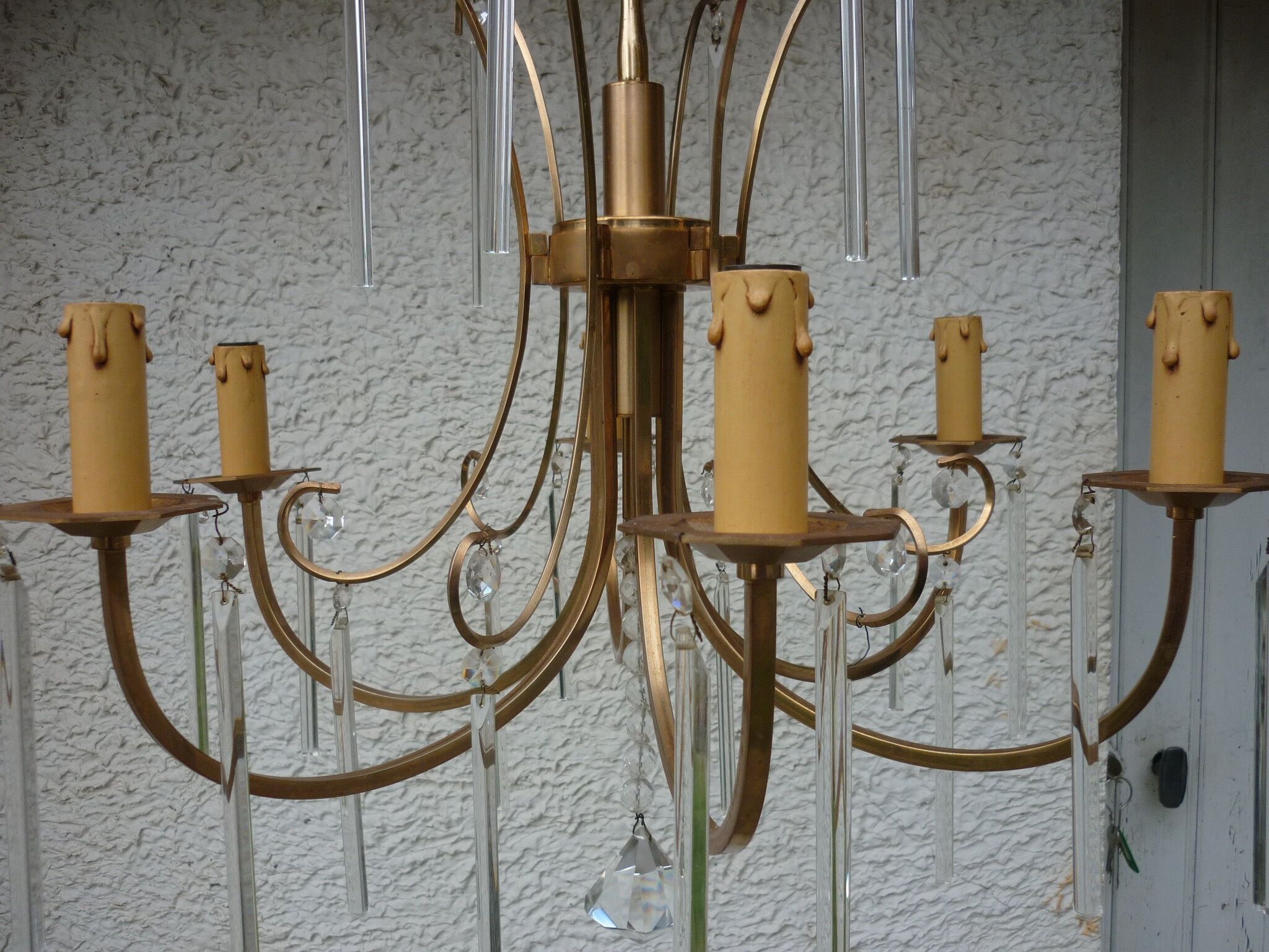 Modern gold metal chandeliers