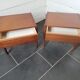 Paire de tables de chevet scandinave en teck des années 60